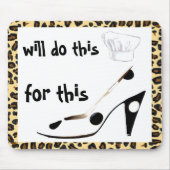 Doe het - zal voor schoten koken muismat (Voorkant)