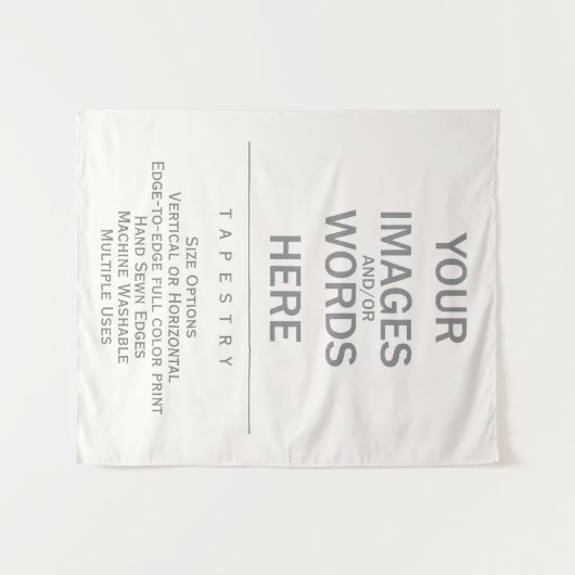 Doe-het-zelf - 127 x 152 cm wandkleed (Voorkant (horizontaal))