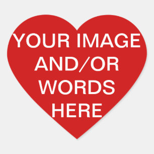 DOE HET ZELF ~ 1,5" Heart Stickers