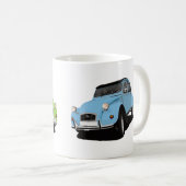Doe-het-zelf 2CV (deux chevaux) - Koffiemok (Voorkant rechts)