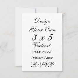 Doe-het-zelf 3 x 5  CHAMPAGNE Fijne Papier