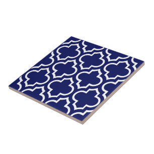 Doe-het-zelf-achtergrond Marokkaans Quatrefoil-pat Tegeltje