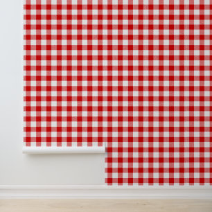 Doe-het-zelf-achtergrondkleur Buffalo Check Plaid Behang