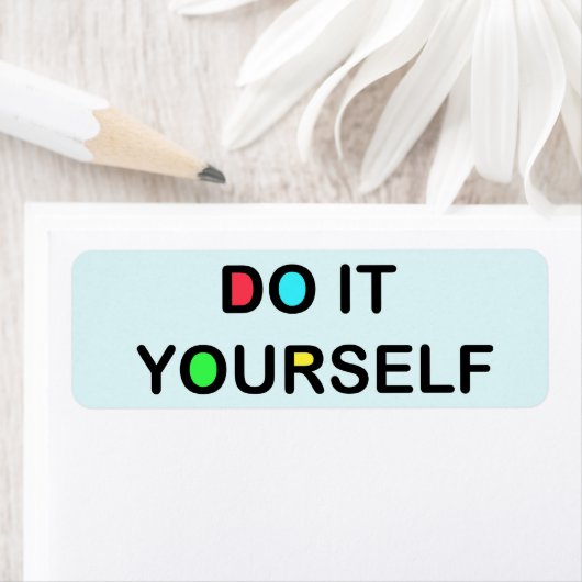 DOE HET ZELF ~ Adres / Verzendlabels 3/4 " x2 1/4 Etiket (Insitu)