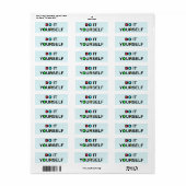 DOE HET ZELF ~ Adres / Verzendlabels 3/4 " x2 1/4 Etiket (Full Sheet)