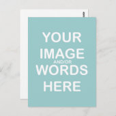 DOE-HET-ZELF ~ Ansichtkaart / Uitnodiging (Voorkant / Achterkant)