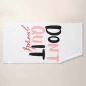 Doe het zelf badhanddoek (Badhanddoek)