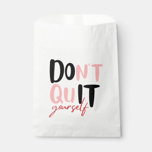 Doe het zelf bedankzakje (Voorkant)