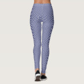 Doe-het-zelf BG LG Witte Chevron ZigZag Streep Nav Leggings (Achterkant)
