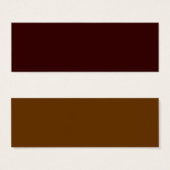 DOE HET ZELF ~ Bladwijzer / Maat 3" x 1" Mini Visitekaartjes (Voorkant /achterkant)