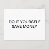 DOE HET ZELF ~ Briefkaart / Uitnodigingen (Voorkant)