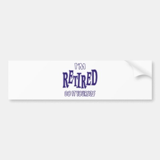 Doe het zelf bumpersticker (Voorkant)