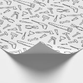 Doe-het-zelf cadeaupapier voor tools (Hoek)