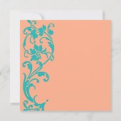 Doe-het-zelf elegante script save-the-date in kora kaart (Achterkant)