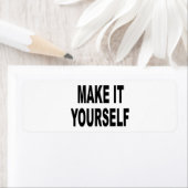 Doe het zelf etiket (Insitu)