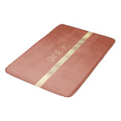 Doe-het-zelf fancy gouden monogram, naam gouden st badmat (Gekanteld)