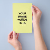 Doe het zelf ~ Flyers 5,5 x 8,5 inch / 2 zijdes (Hand)