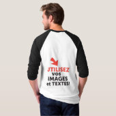 doe-het-zelf-fransDruk je ontwerpen af in het T-shirt (Achterkant volledig)