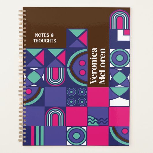 Doe-het-zelf Geometrische Planner: Creëer Je Eigen Planner (Voorkant)