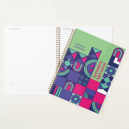 Doe-het-zelf Geometrische Planner: Creëer Je Eigen Planner (Display)