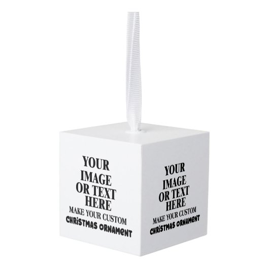 Doe het zelf gepersonaliseerde kerstversiering decoratie (Achter hoekig)