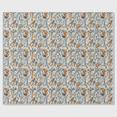 Doe-het-zelf-gereedschap Kawaii Cartoon Kunst Cadeaupapier (Vlak)