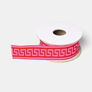 Doe-het-zelf Griekse Sleutel Meander, achtergrondk Grosgrain Lint
