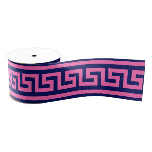 Doe-het-zelf Griekse Sleutel Meander Achtergrondkl Grosgrain Lint