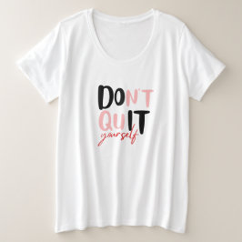 Doe het zelf grote maat t-shirt