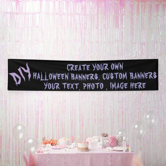 Doe-het-zelf Halloween-spandoek - op maat gemaakte Spandoek (Feest)