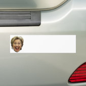Doe-Het-Zelf Hillary Bumpersticker (Op auto)