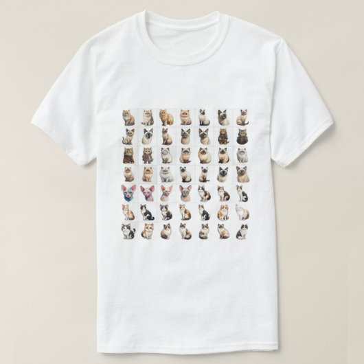 Doe-het-zelf katten tipi projecten t-shirt (Design voorkant)