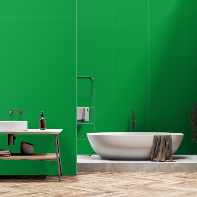 Doe-het-zelf Kelly groen Simple Authority® Behang (Badkamer)