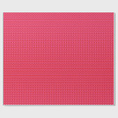 Doe-het-zelf kleuren dunne Chevron Zigzag Roze Roo Cadeaupapier (Vlak)