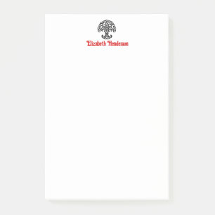 Doe-het-zelf Kleuren Keltische Knoop Levensboom me Post-it® Notes