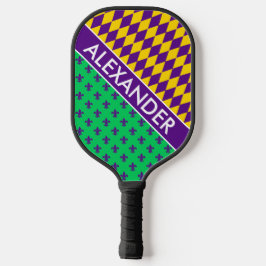Doe-het-zelf kleuren, Mardi Gras Emeralden Paars G Pickleball Paddle