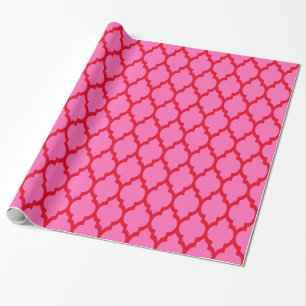 Doe-het-zelf kleuren Marokkaans Quatrefoil #4 SV R Cadeaupapier