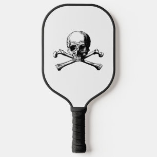 Doe-het-zelf Kleuren Piraat Schedel & Gekruiste Bo Pickleball Paddle