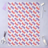 Doe-het-zelf kleuren, rood paarse libellen tissuepapier (Craft)