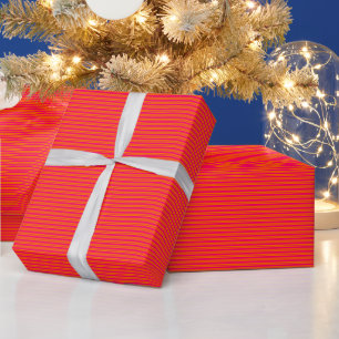 Doe-het-zelf kleuren Ticking Streep Groot #3 SV Or Cadeaupapier