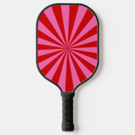 Doe-het-zelf kleuren Zonnestralen Rood Heet Roze S Pickleball Paddle