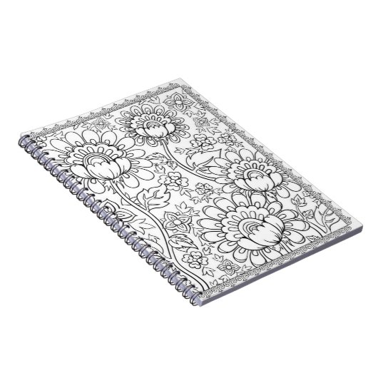 Doe het zelf Kleurpagina Notitieboek (Rechterzijde)