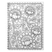 Doe het zelf Kleurpagina Notitieboek (Voorkant)
