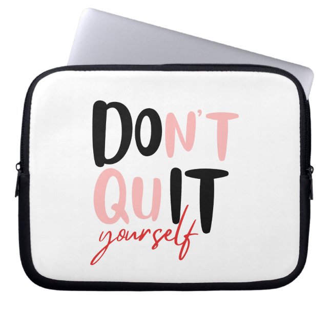 Doe het zelf laptop sleeve (Voorkant)