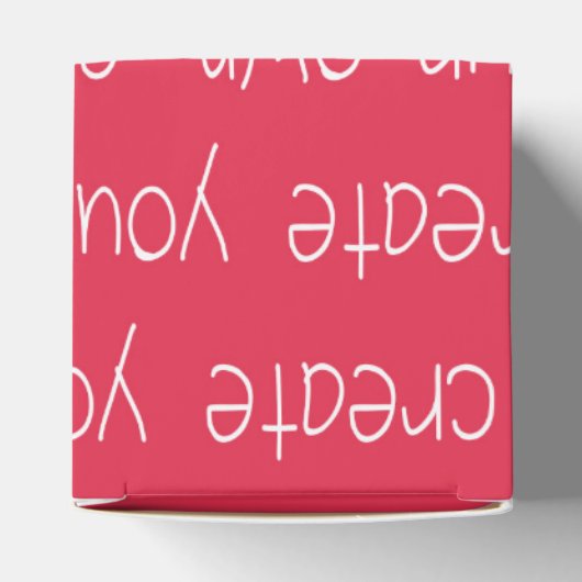 Doe het zelf op vakantie bedankdoosjes (Bovenkant)