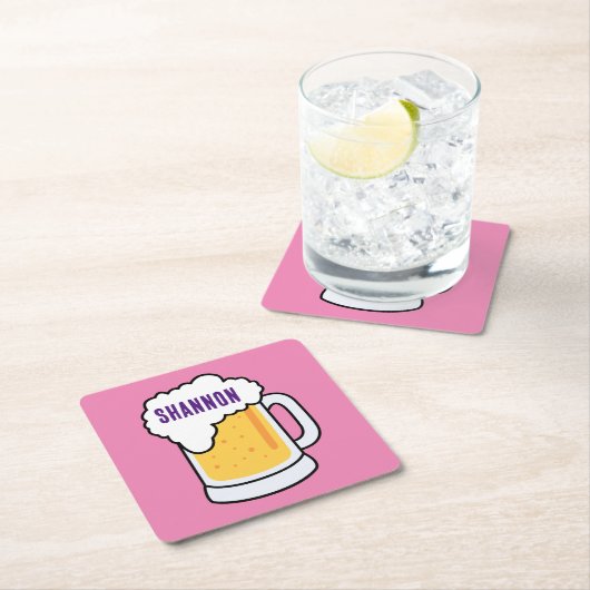 Doe-het-zelf! Papier Onderzetters Bier - Vierkant  (Insitu)