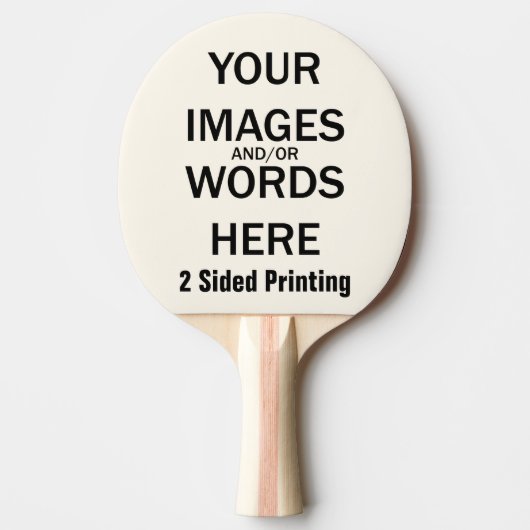 Doe het zelf - pingel Pong Paddle 2 Side Printing Tafeltennisbatje (Voorkant)