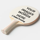 Doe het zelf - pingel Pong Paddle 2 Side Printing Tafeltennisbatje (Voorkant Gekanteld)