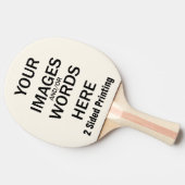 Doe het zelf - pingel Pong Paddle 2 Side Printing Tafeltennisbatje (Zijkant)
