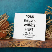 Doe-het-zelf - Plaque 20x25 cm met ezel Fotoplaat (Zijkant)